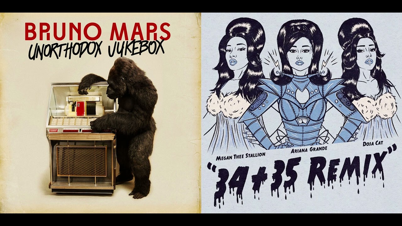 Ariana Grande, Doja Cat, Megan Thee Stallion - 34+35 vs. Bruno Mars - Treasure (MASHUP)
