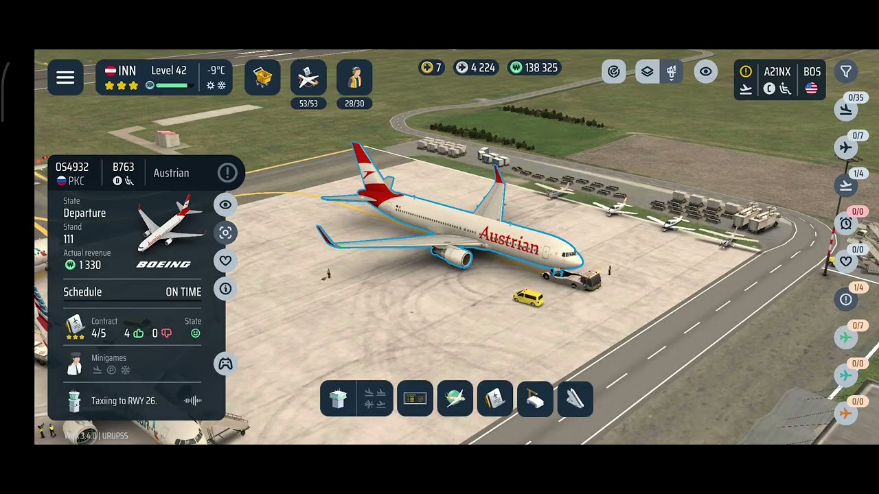 Innsbruck airport #45. Plane spotting. Gameplay. World of airports