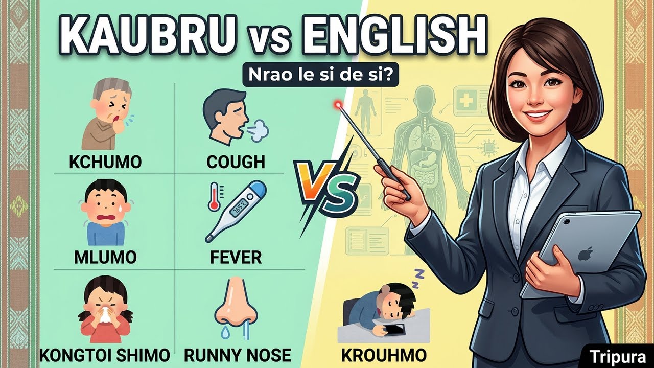 English kau phrungmo video || Kaubru vs English #Tripura