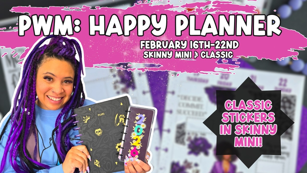Планируйте вместе со мной | Happy Planner | Классические и узкие мини-развороты!💜