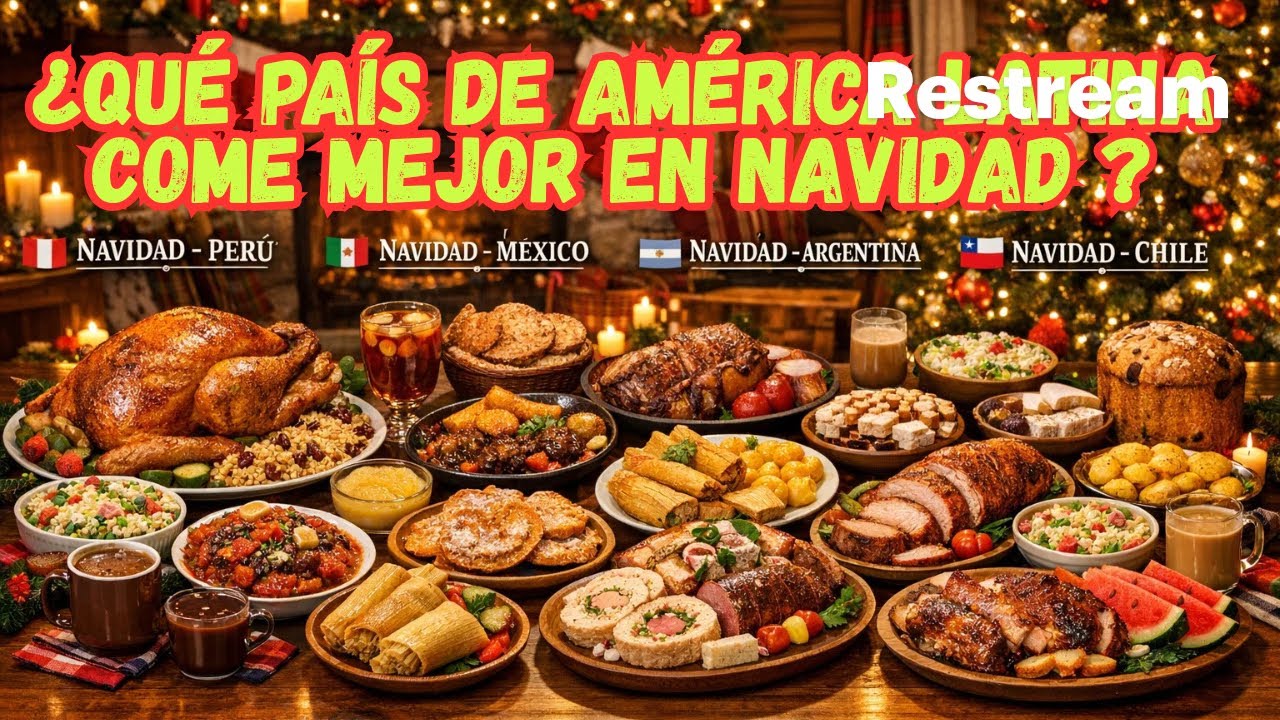 &iquest;Qu&eacute; pa&iacute;s de Am&eacute;rica Latina come mejor en Navidad ?