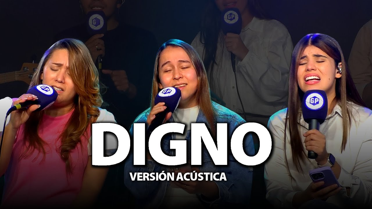 DIGNO - (Sesión Acústica) Live - GP BAND - Mafe Restrepo - (Cover Marco Barrientos)