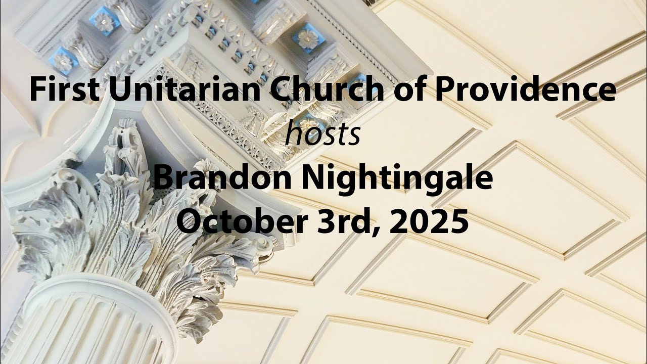 First Unitarian Providence hosts Brandon Nightingale