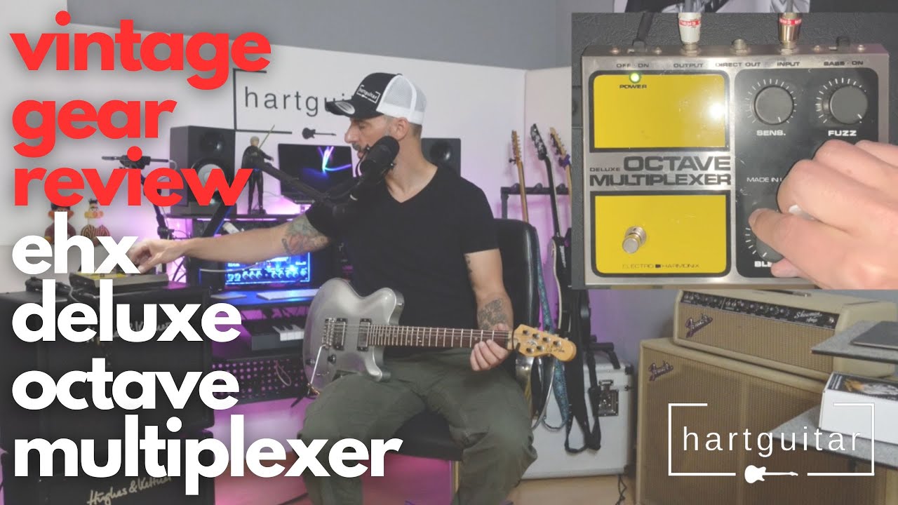 vintage gear review • 1980 Electro Harmonix Deluxe Octave Multiplexer Fuzz Pedal #forsale