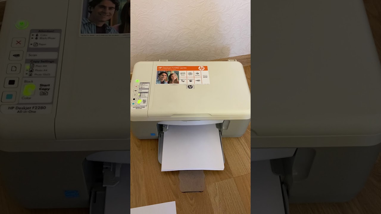 Цветной принтер HP Deskjet F2280 series сброс счетчика чернил