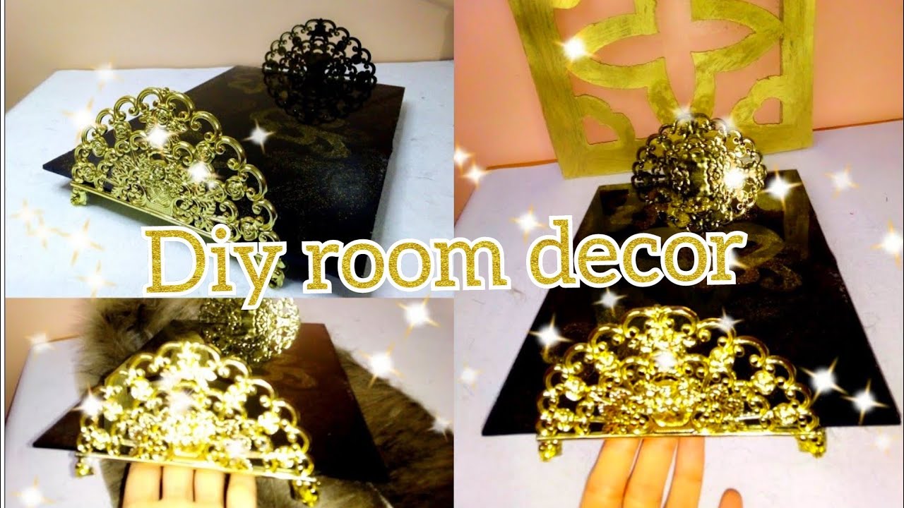 Diy room decor mirror ideas/ أفكار لصنع صينية تقديم روووعة / بلاطو ميروار/إعادة تدوير