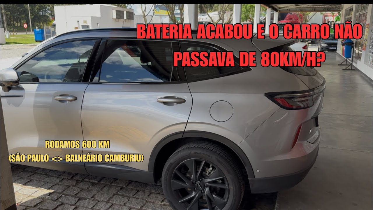 Haval H6 HEV2 na estrada - Acabou a bateria?