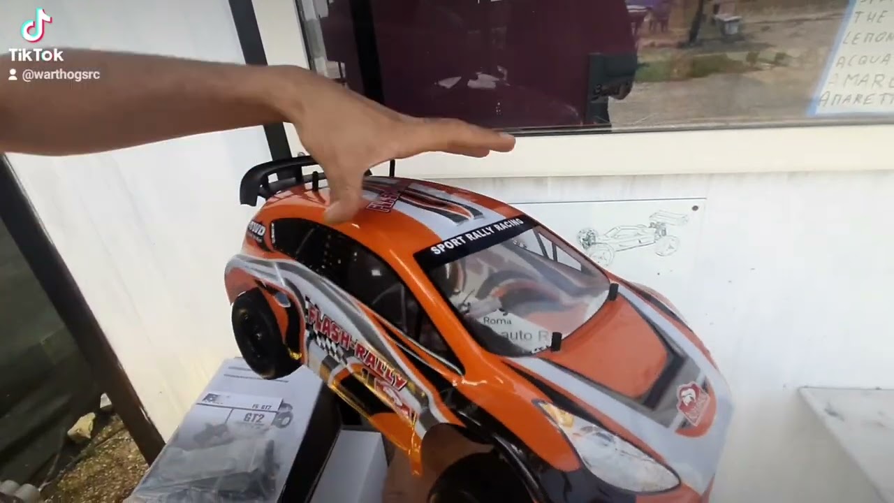 unboxing vrx racing xr4 rally car 1/10 brushed version audio ita by Warthogs Park Roma
