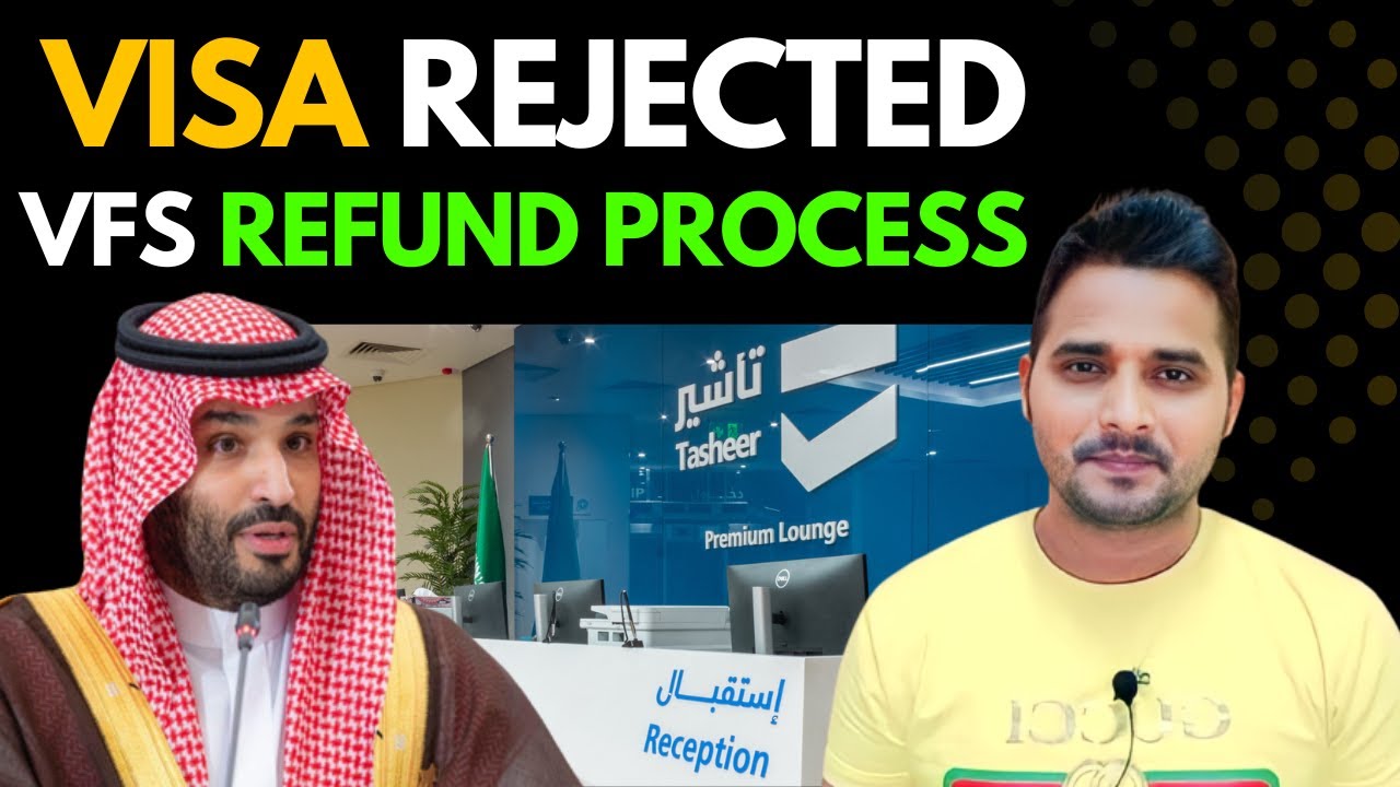 VFS से Visa Reject होने पर Refund कैसे मिलता है? | पूरा Process Hindi में | Saudi