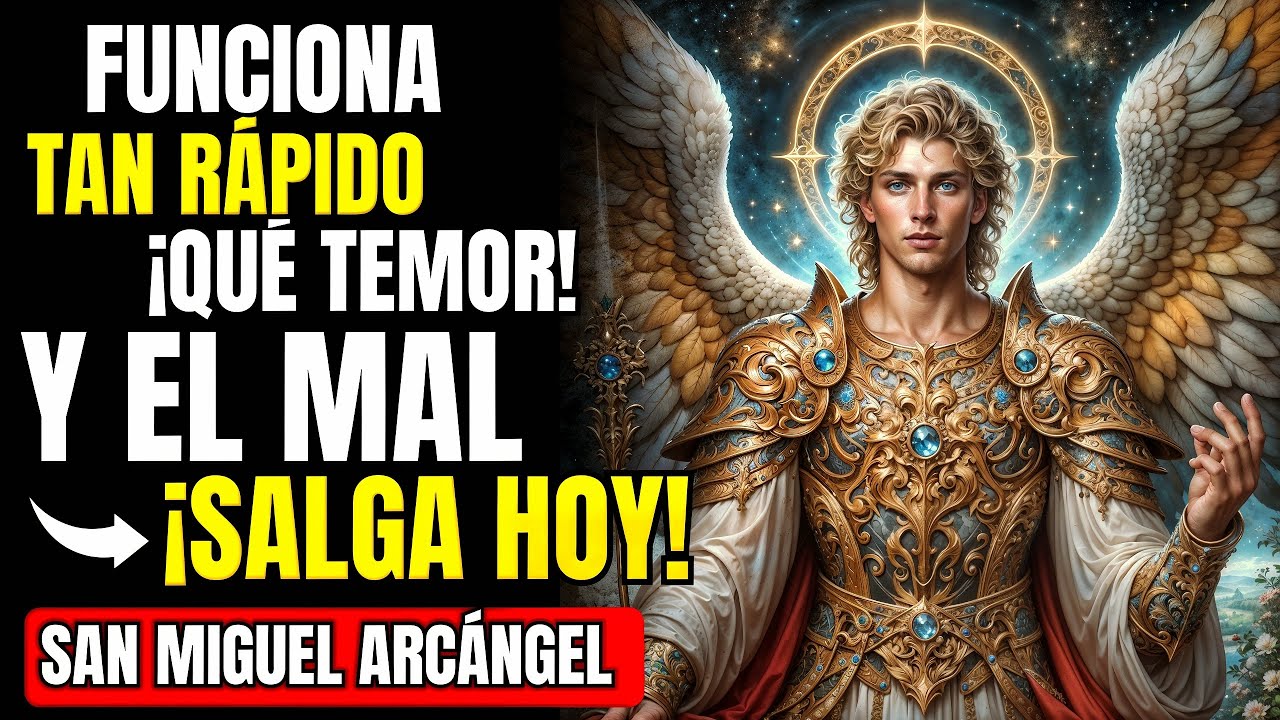 🕊️ BENDICI&Oacute;N CELESTIAL! SAN MIGUEL TRAE PAZ Y CURA A TU VIDA | ORA CON NOSOTROS!