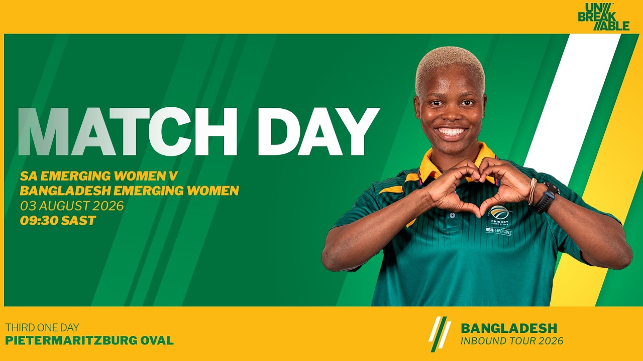 SA Emerging Women vs Bangladesh Emerging Women - ODI Match 3 Live from Pietermaritzburg Oval