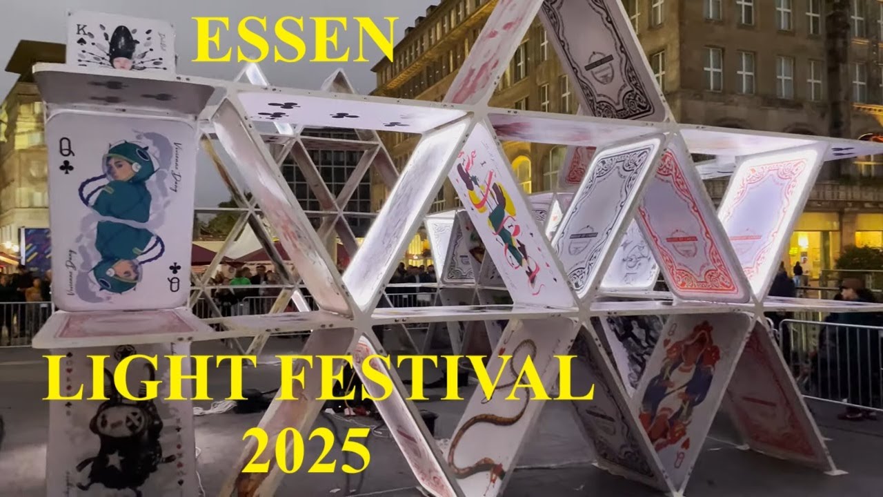 Das Ruhrgebiet: Essen City 10 Years Light Festival 2025 👍🥰