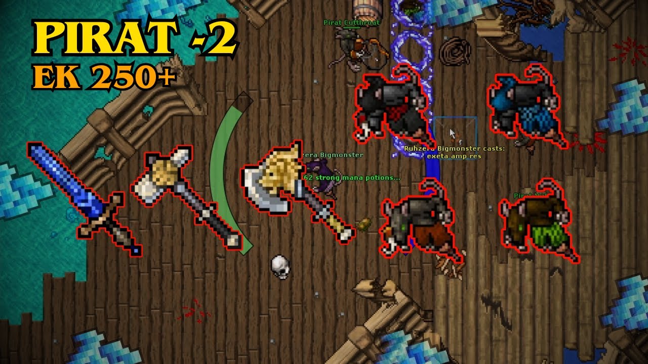 TIBIA - EK 327 | PIRAT -2 | 2.5KK RAW + 800K PROFIT
