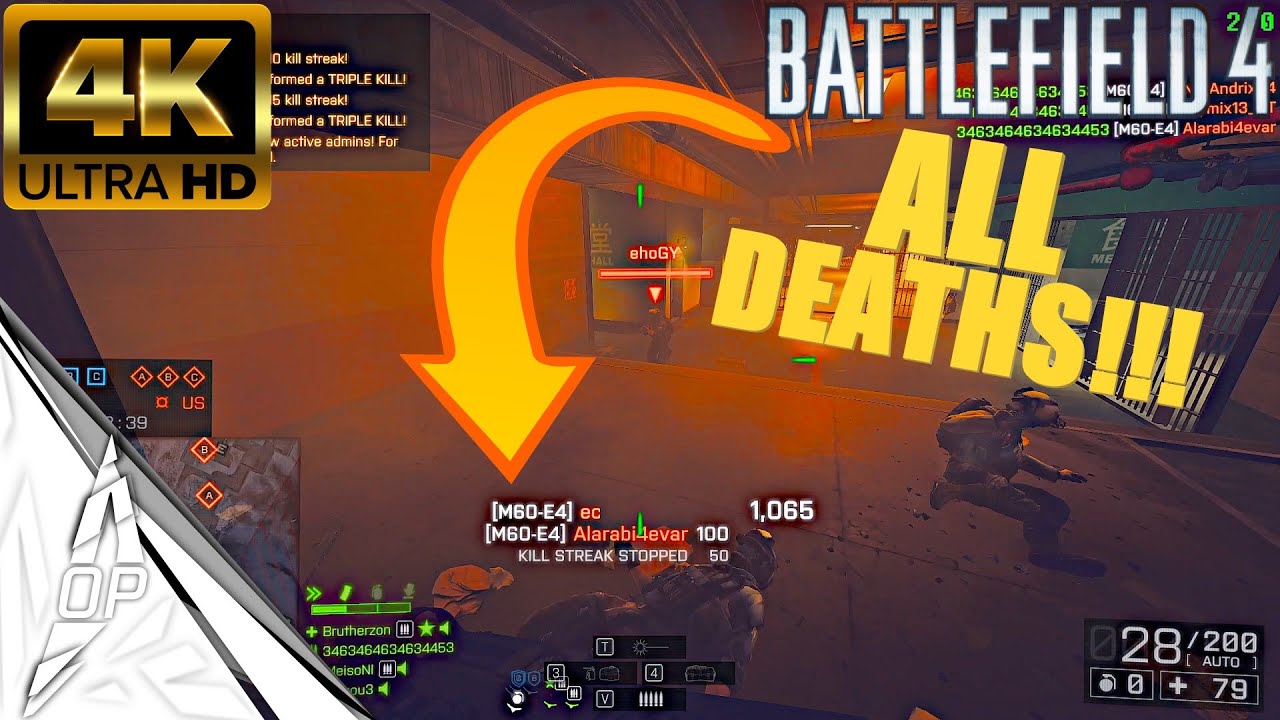 BF4 SPRAY N PRAY EP.6 [M60-E4] _ BATTLEFIELD 4 PC GAMEPLAY [4K 60FPS] #m60 #4k #60fps #bf4