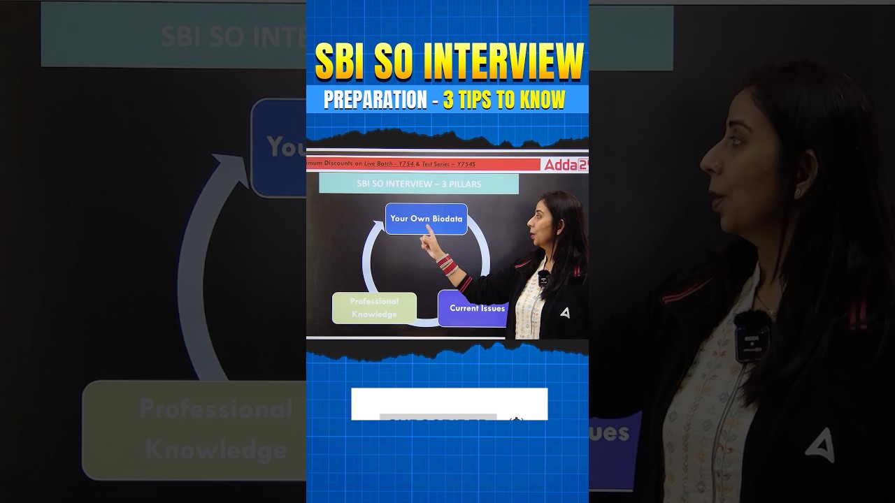 3 Tips to Know for SBI SO Interview Preparation #sbi #sbiso #sbiso2024 #shorts #shortsfeed