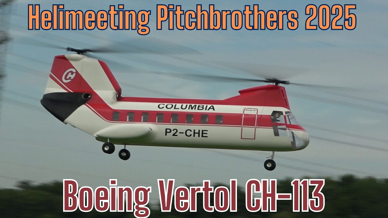 RC BOEING VERTOL CH-113  (Helitreffen Pitch Brothers 2025)