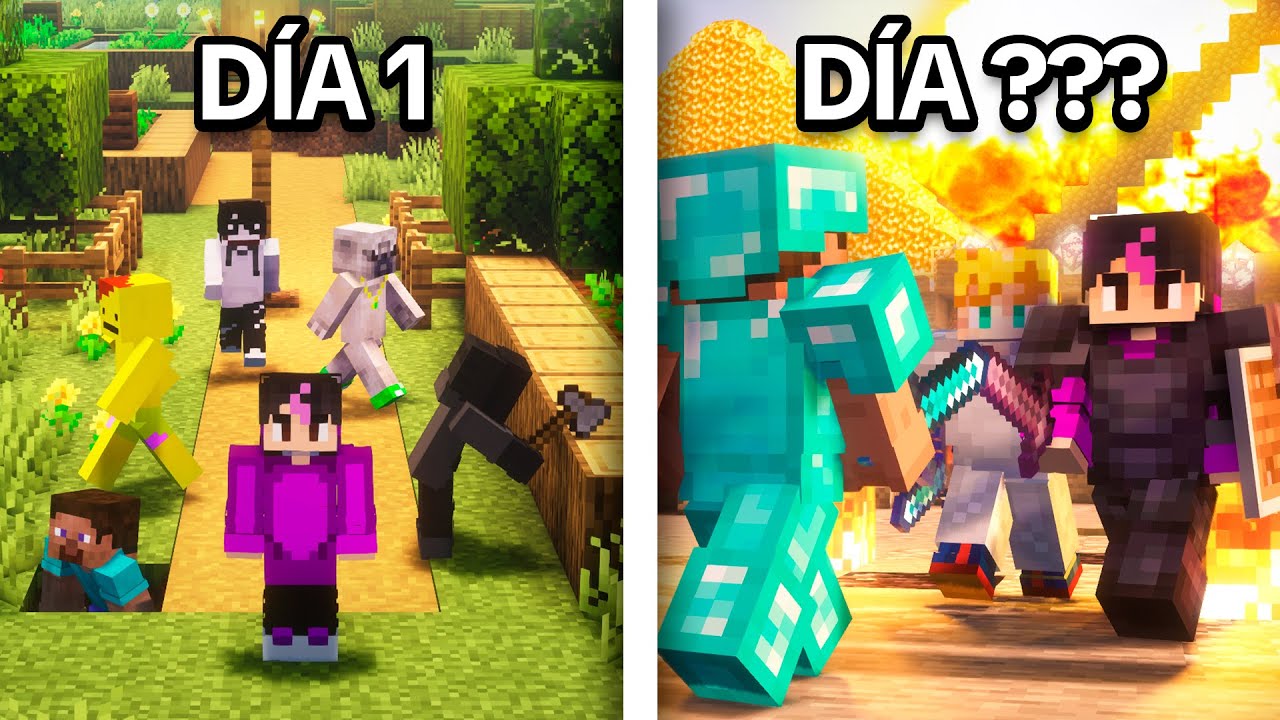Sobreviví 100 Días con SUBS en Minecraft