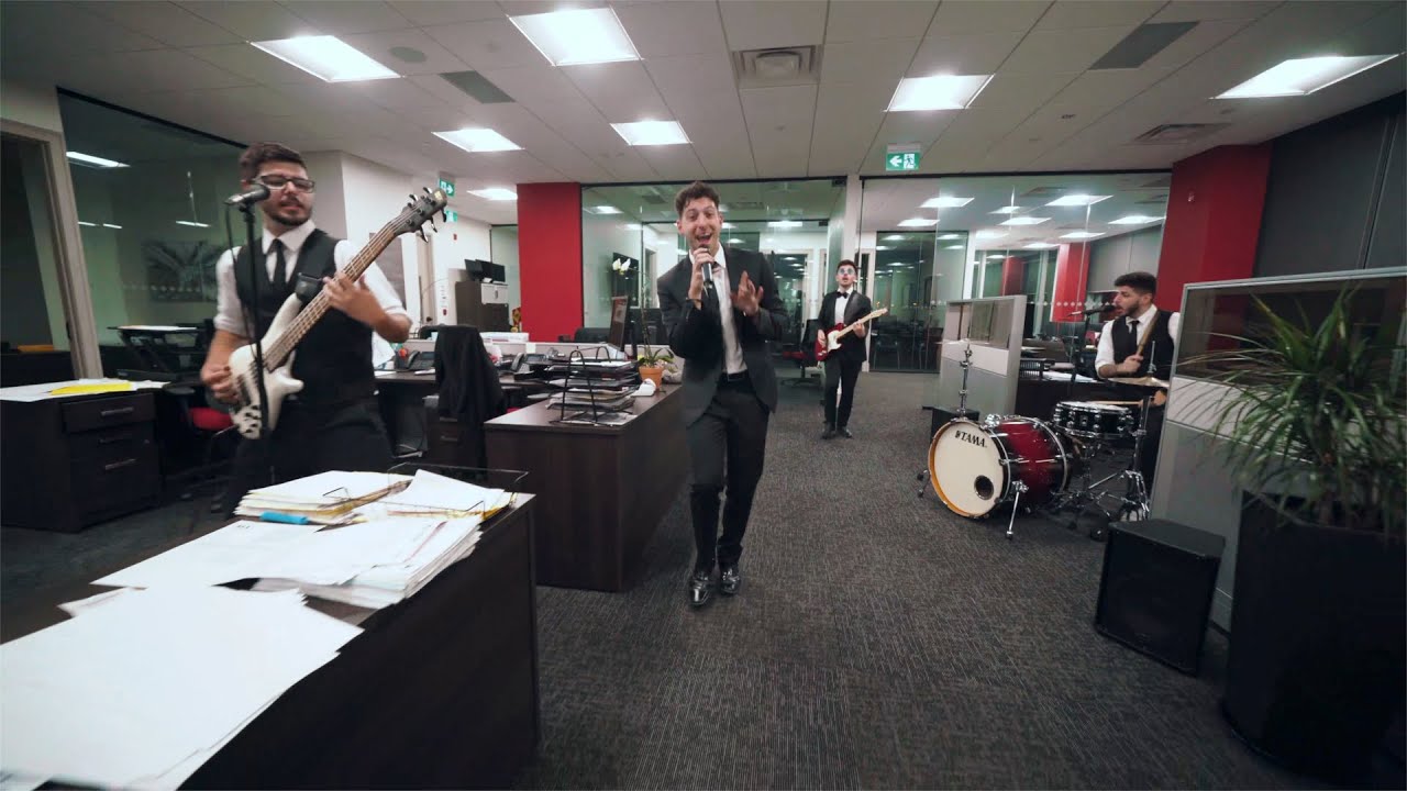 Crash Adams - Too Hot To Touch (Live @ The Office)