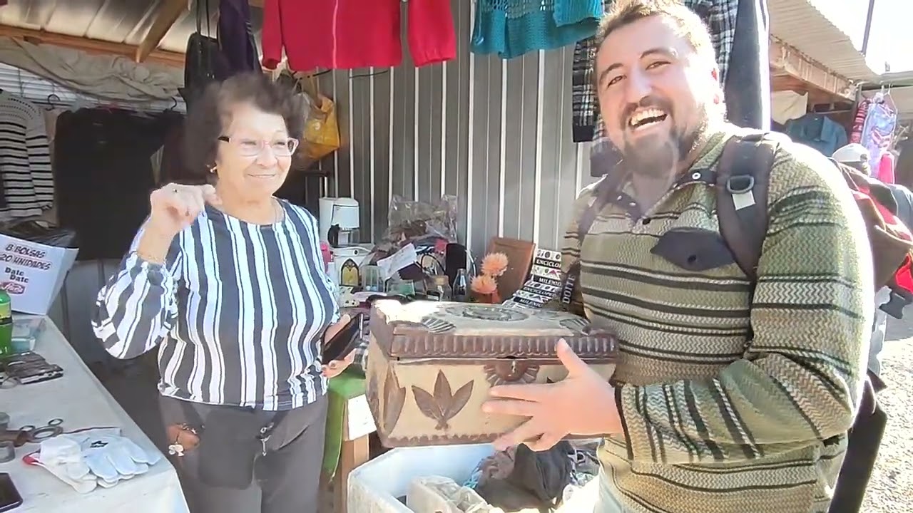 OTRA VEZ COMPRANDO VERDADERO ARTE EN EL DIA DEL PATRIMONIO EN FERIA DE PULGAS EL BELLOTO