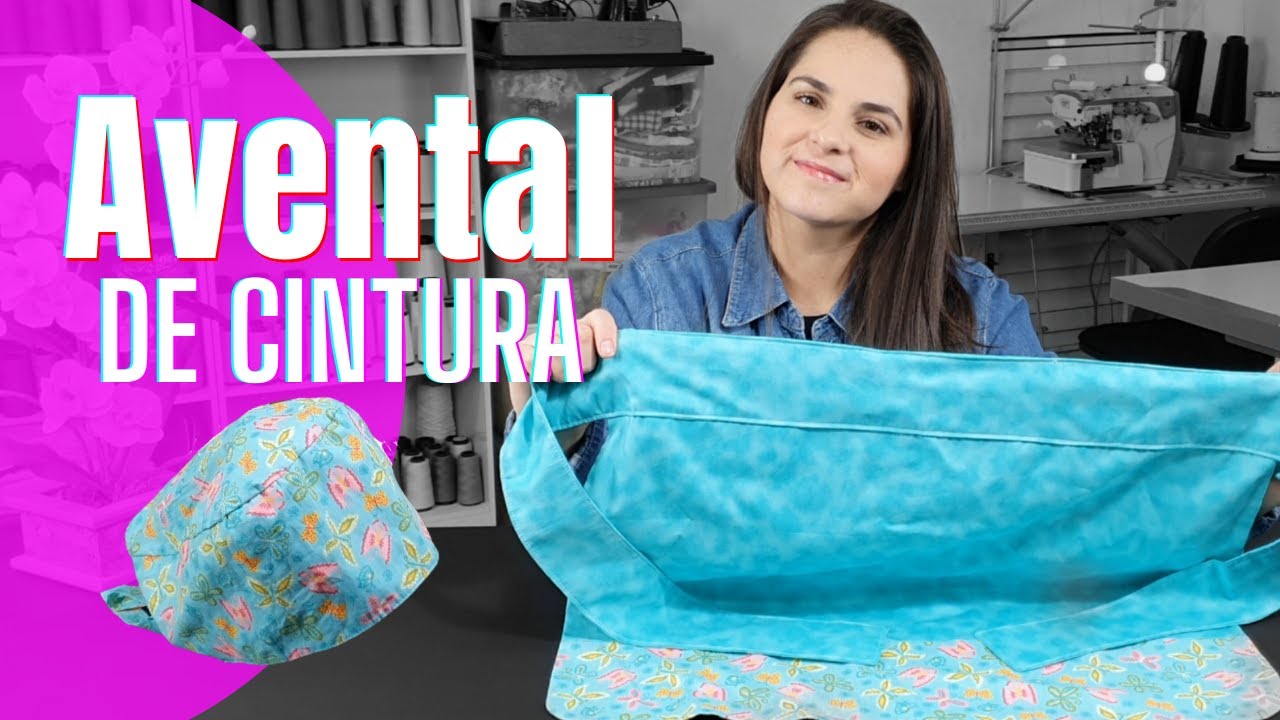 Avental de Cintura como fazer - Costura Criativa