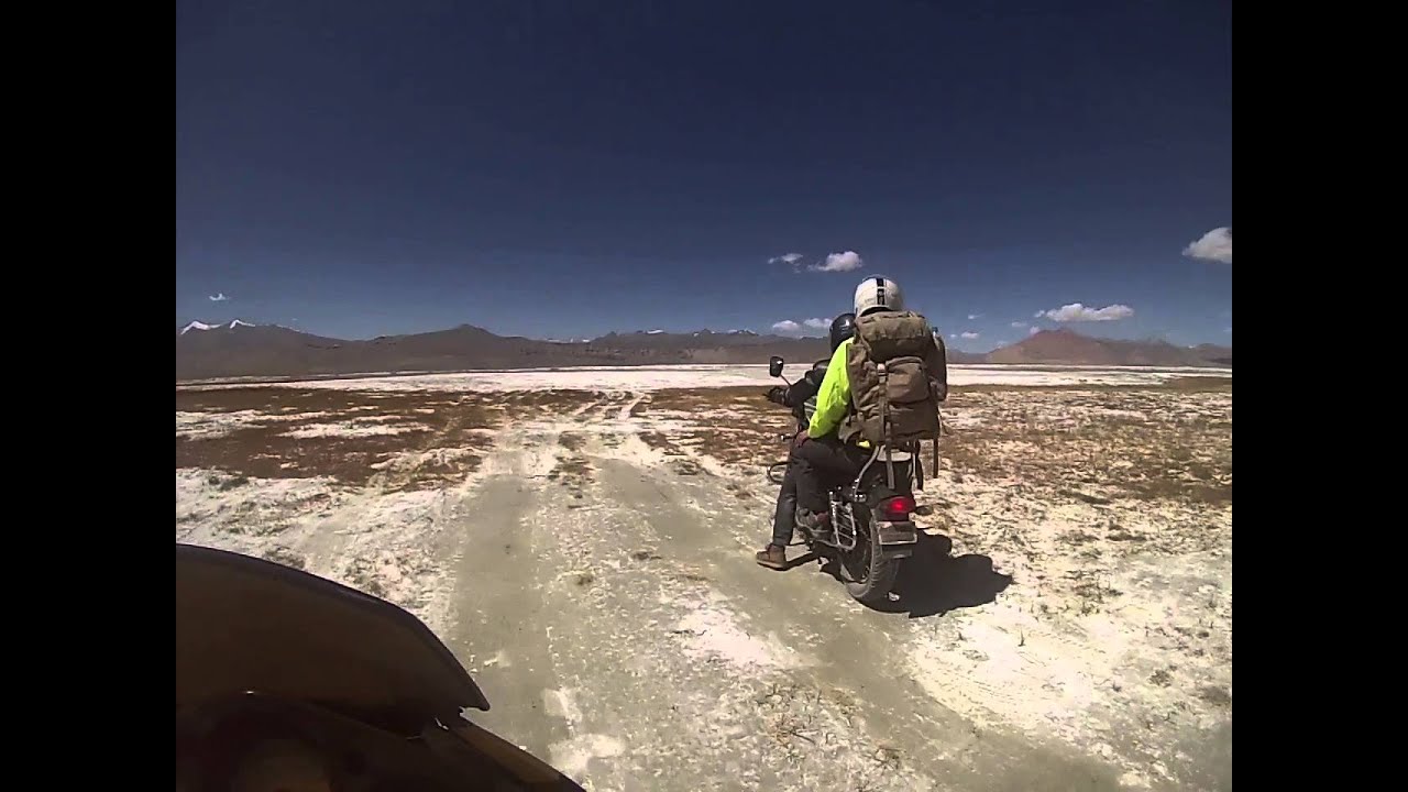 Riding up to Tso Kar, Ladakh