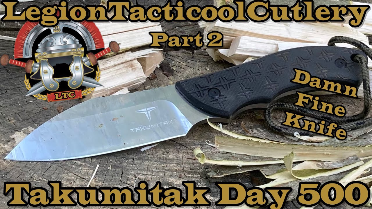 Part 2! Outdoor testing!  Day 500 from Takumitak! #22aday #22adaynomore #knife #bushcraft #edccarry