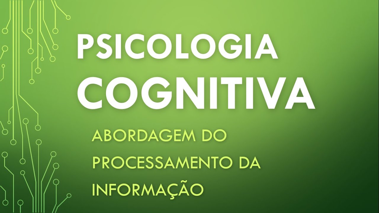 Psicologia Cognitiva: Abordagem do Processamento da Informação. Metáfora computacional.