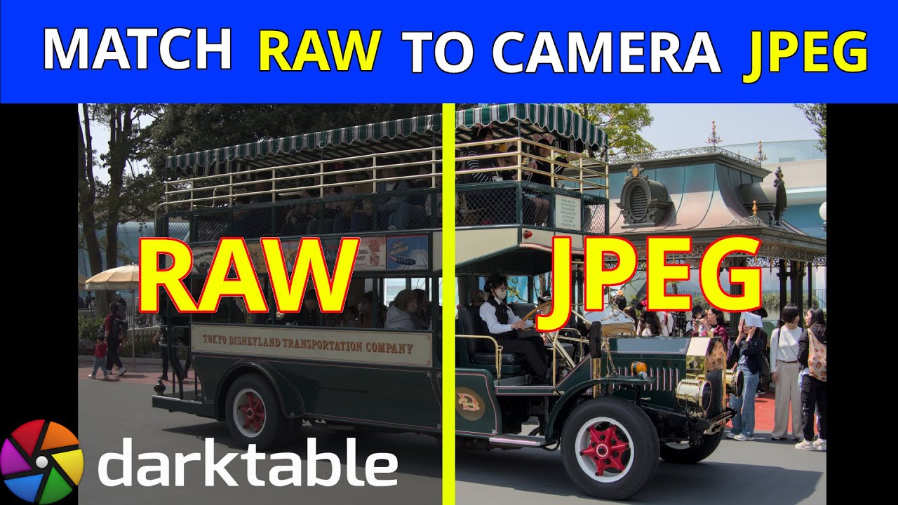 Darktable: Match RAW to In-Camera JPEG | Quick Workflow & Camera Styles Guide