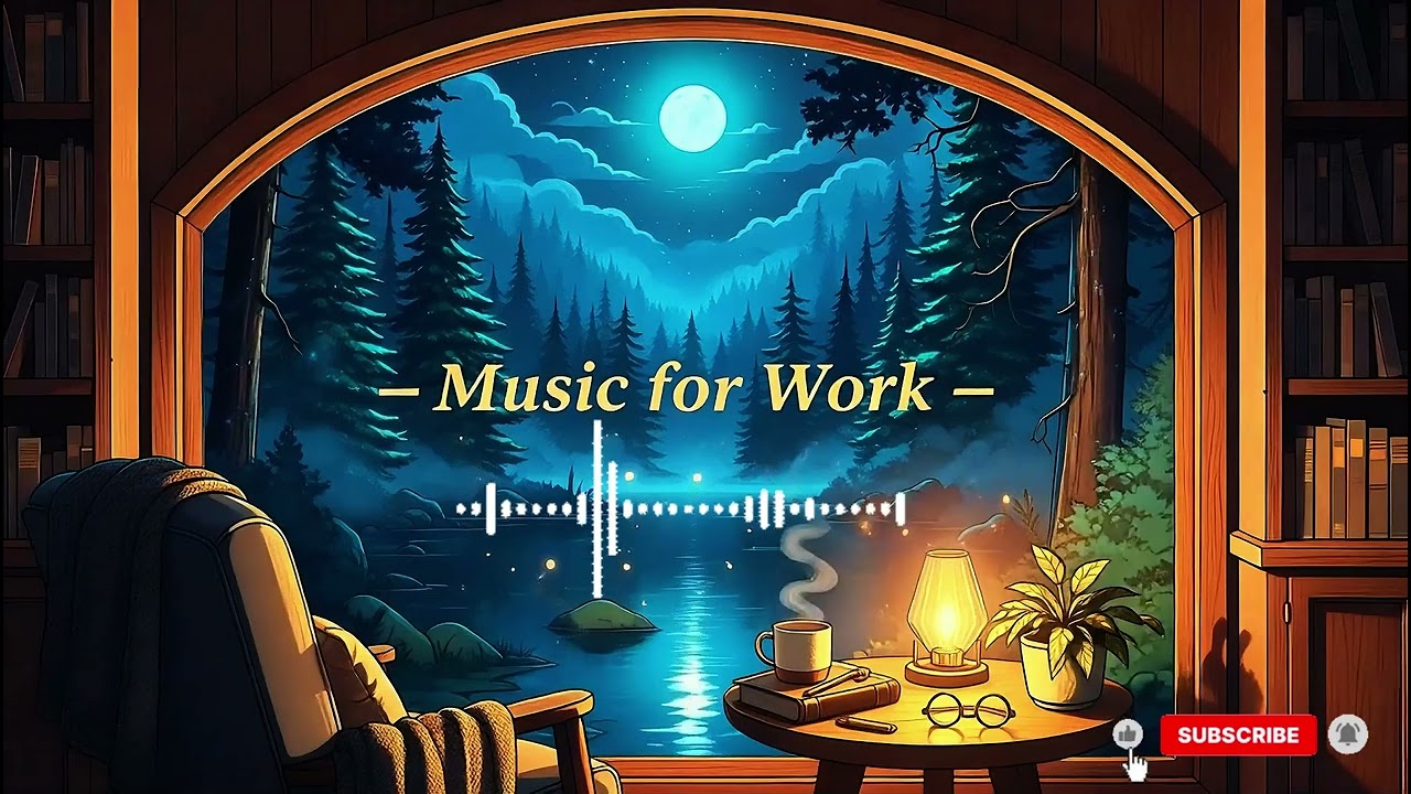 🌙 Calm Work Music for Late Night Focus ✨
