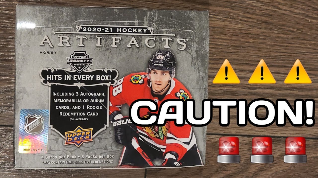 20-21 Upper Deck Artifacts Hobby Box Break Release Day