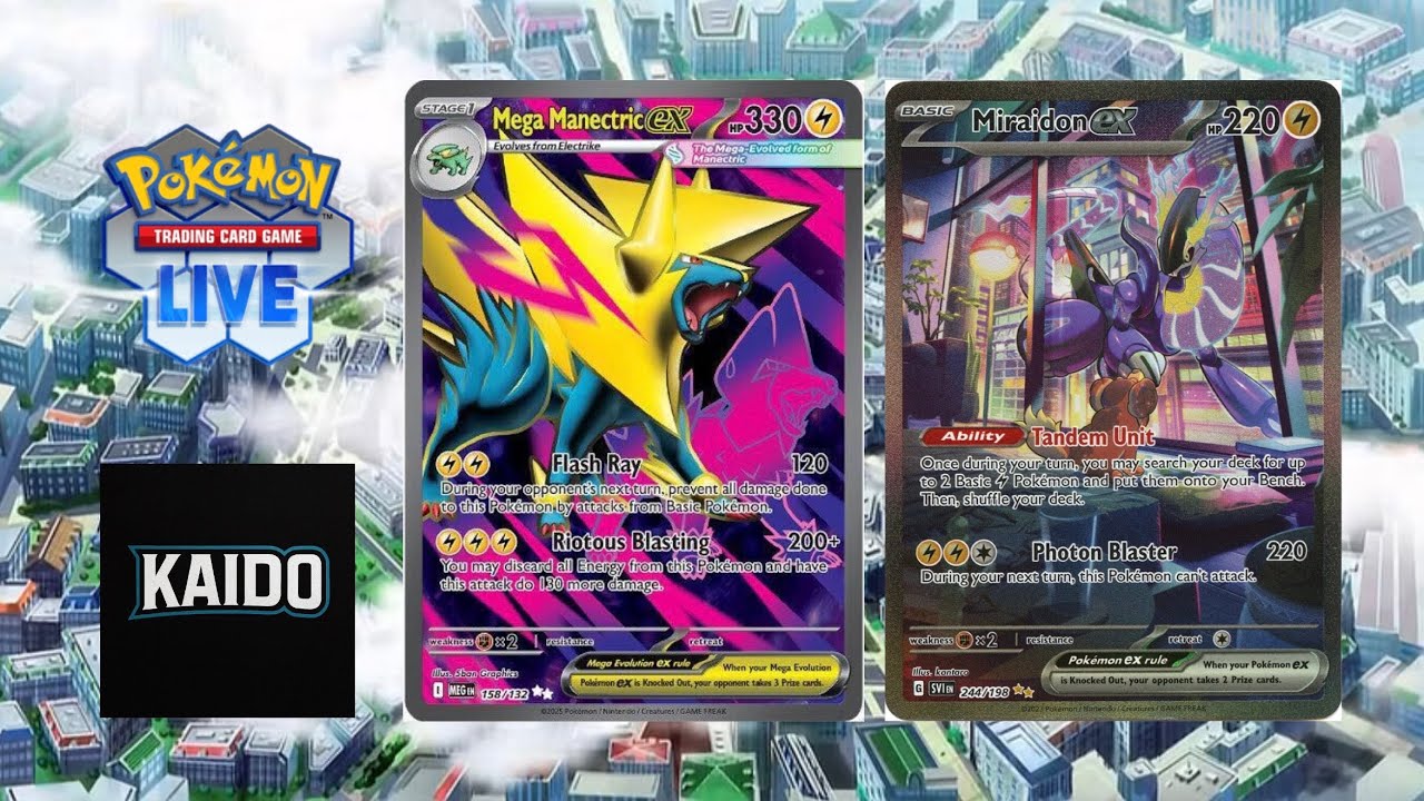 Mega Manectric ex in my Updated Miraidon Deck!