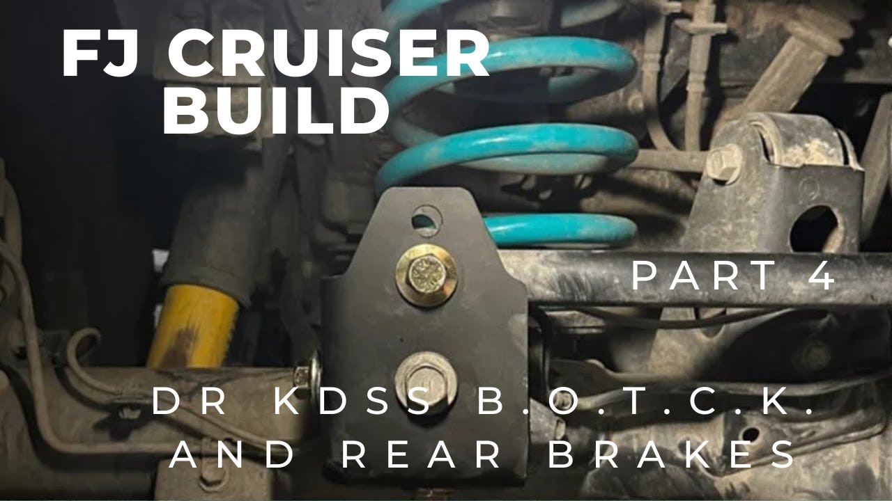FJ Cruiser Build 4: Установка системы Dr. KDSS B.O.T.C.K и модернизация задних тормозов!
