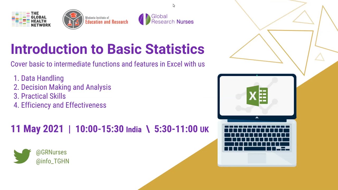 Introduction to Basic Statistics | Workshop on Excel