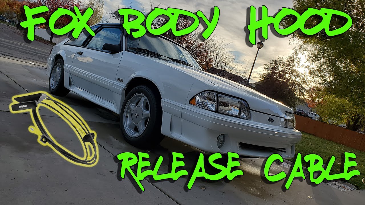 The 89G - Fox Body Hood Release Cable Gets Replaced
