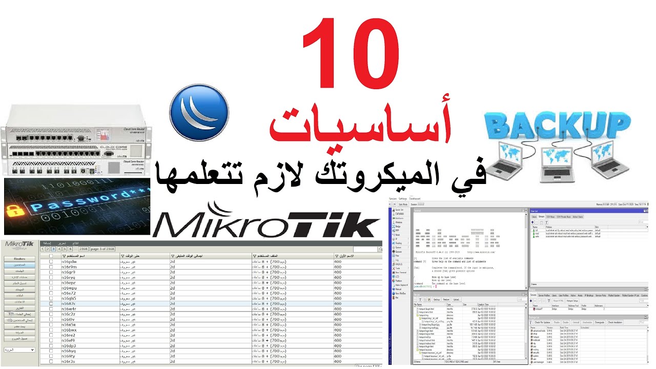 عشرة اشياء اساسية يجب على صاحب اي شبكة ميكروتيك وايفاي ان يتعلمها | MIKROTIK Wi-Fi
