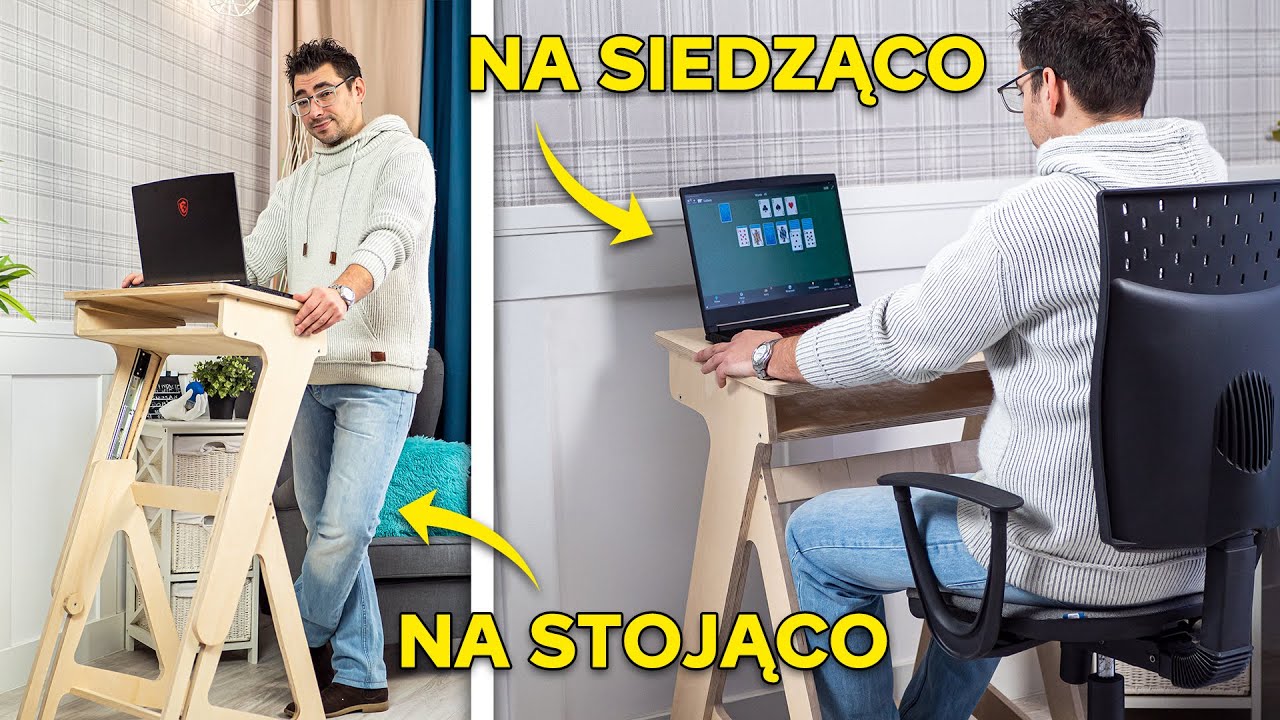 Regulowane BIURKO do pracy na STOJĄCO