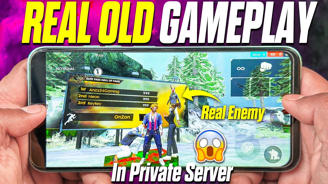 Real Old Free Fire Gameplay with Real Enemies in 2026 😱
