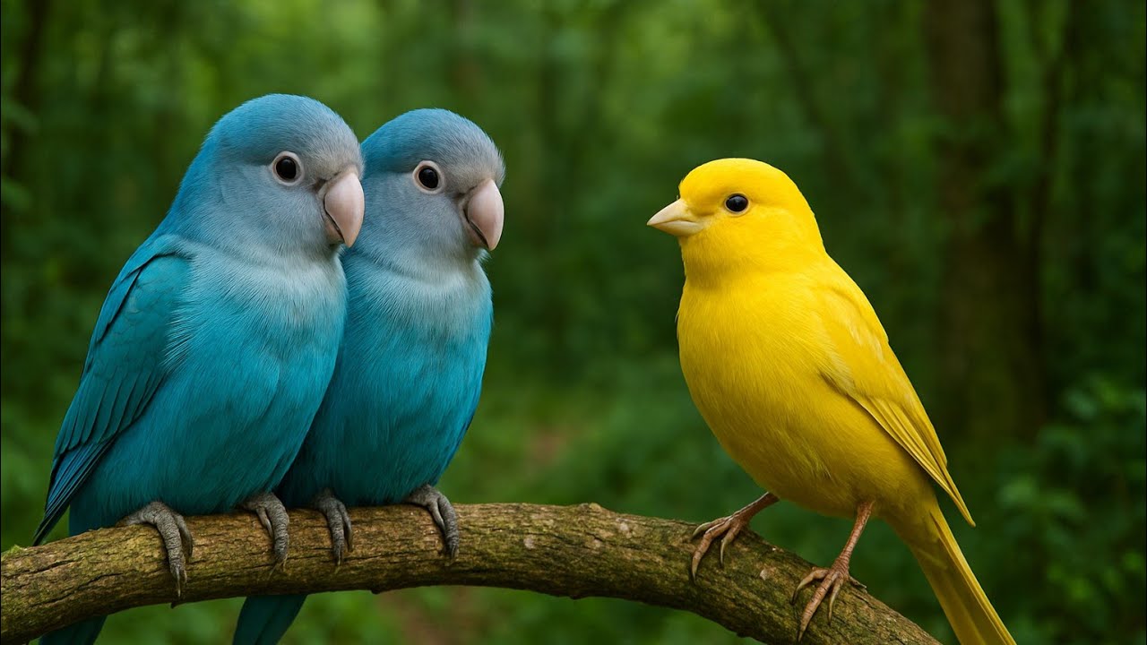 Nature Relaxing Piano Music with Bird Sounds | Study, Focus, and Relaxation🦜🌴🕊️🎶