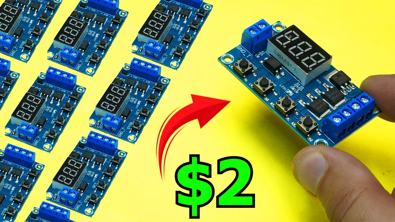 BRILLIANT $2 Module - LED Digital Trigger Cycle Timer with Delay!