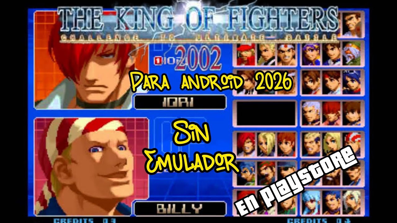 YA SALIO THE KING OF FIGTHERS para android gama baja 
