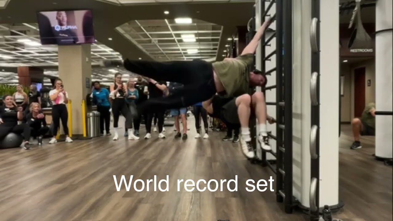 My official World record human flag supporting a person 