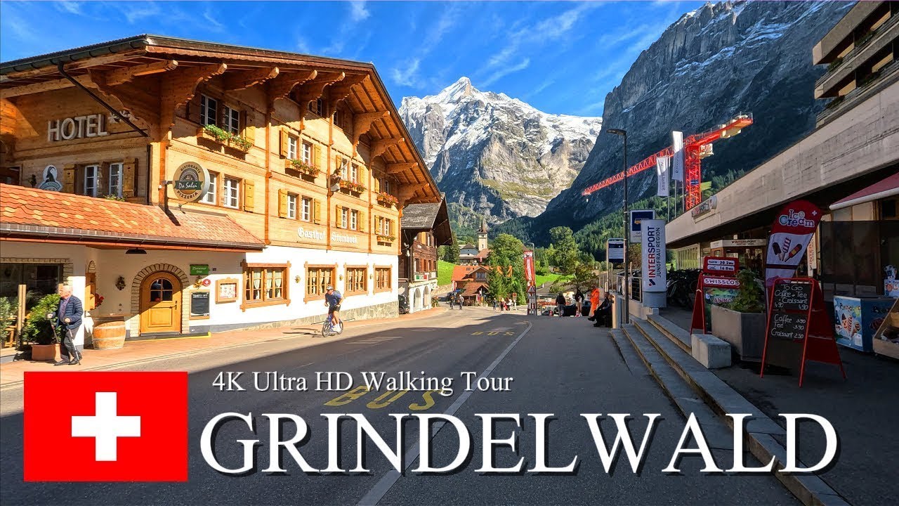Grindelwald, Switzerland 🇨🇭 | Stunning Swiss Alps Village in 4K Ultra HD 60fps