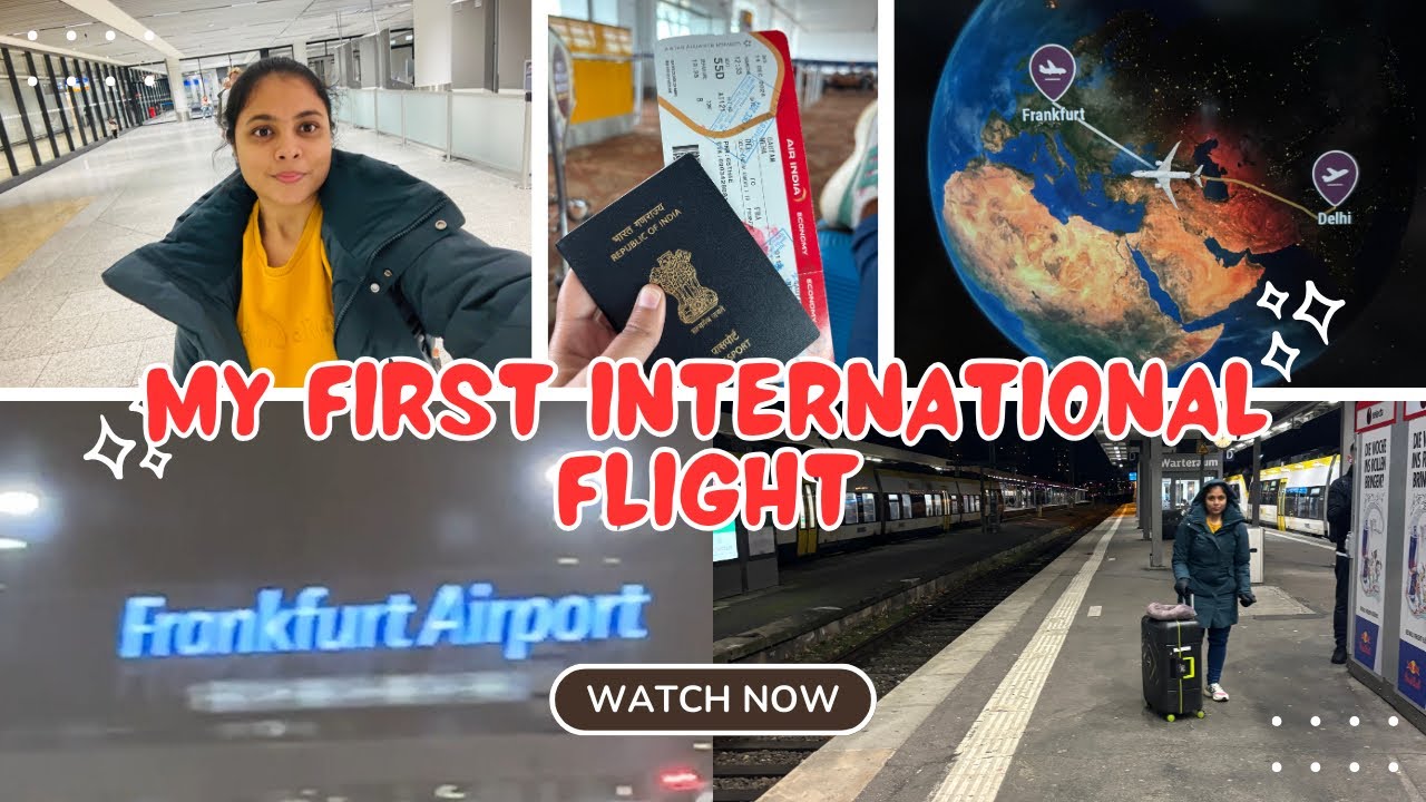 Flying Germany from India | My First International Flight✈️ | #travel #international #germany #vlog