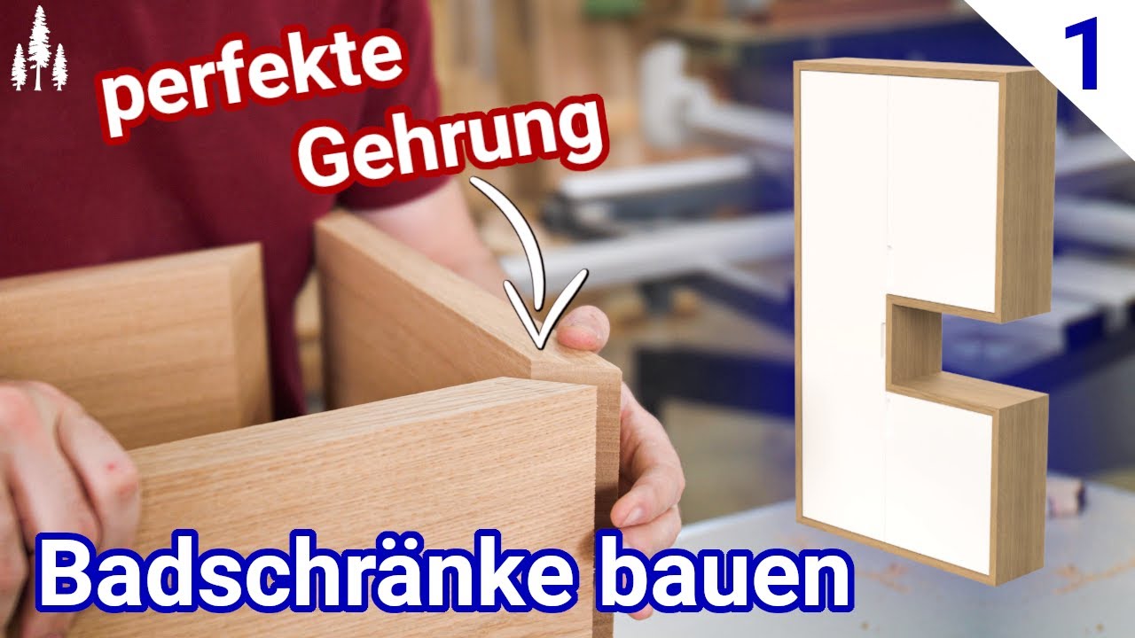 MASSIV: Badschrank aus EICHE!!!  Teil #1   || Massivholz || Tischlermeister Patrick