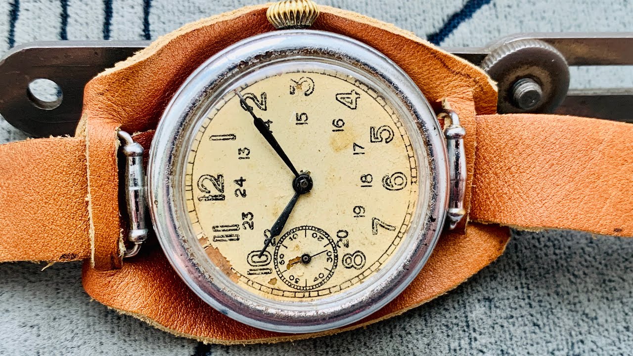Collectible Watch Kirovskie 15 jewels Big Ears/Pot 1 MChZ named Kirova made in USSR/WWII memory Uhr