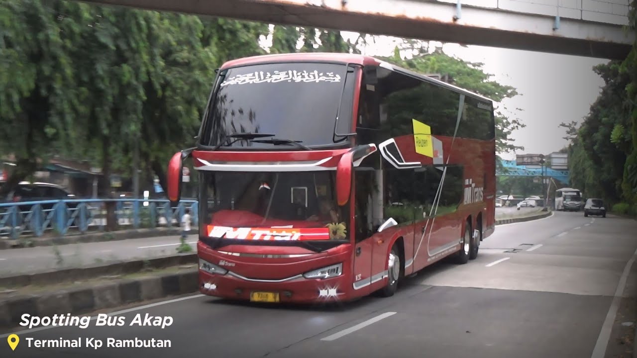 Spotting Bus Akap di Terminal Kp Rambutan
