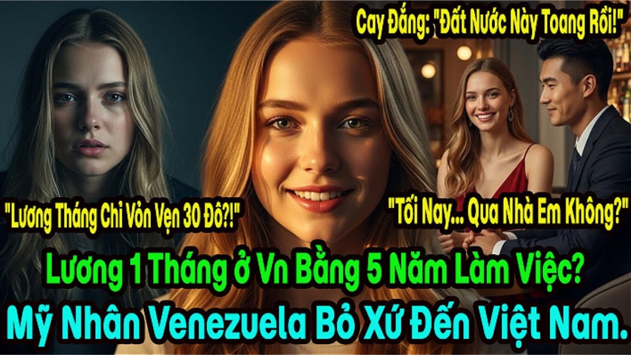 Bỏ Mức Lương 30 Đô, Mỹ Nhân Venezuela Theo Chồng Việt Và Cái Kết Gây Sốc: Mỗi Tháng Bằng 5 Năm Làm.