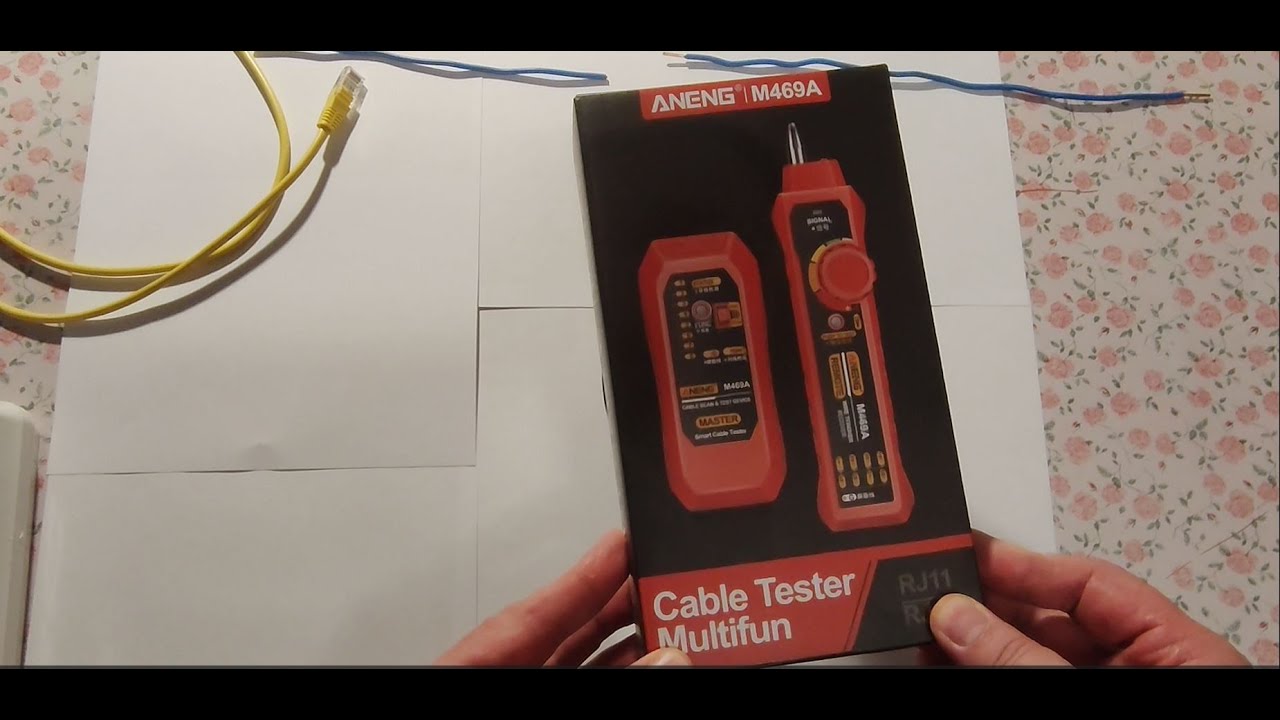 Unboxing tester de cabluri smart M469A