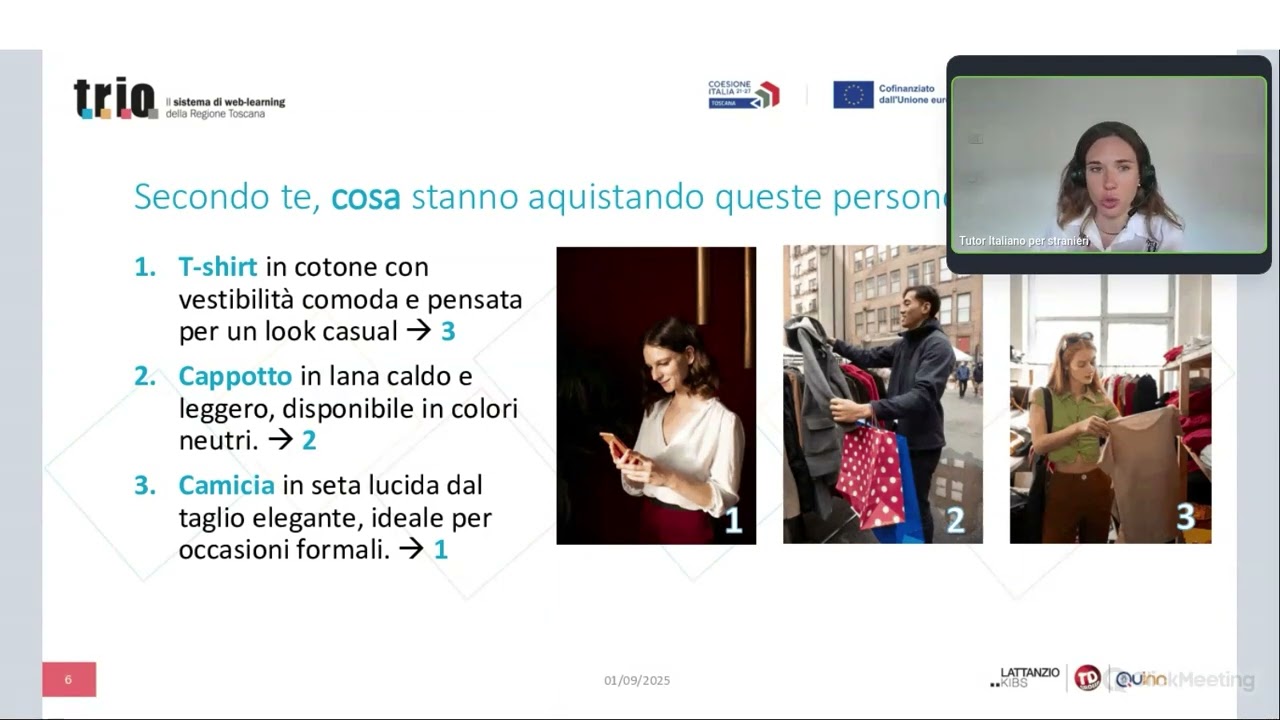 Shopping online| Italiano per vendere e acquistare con successo