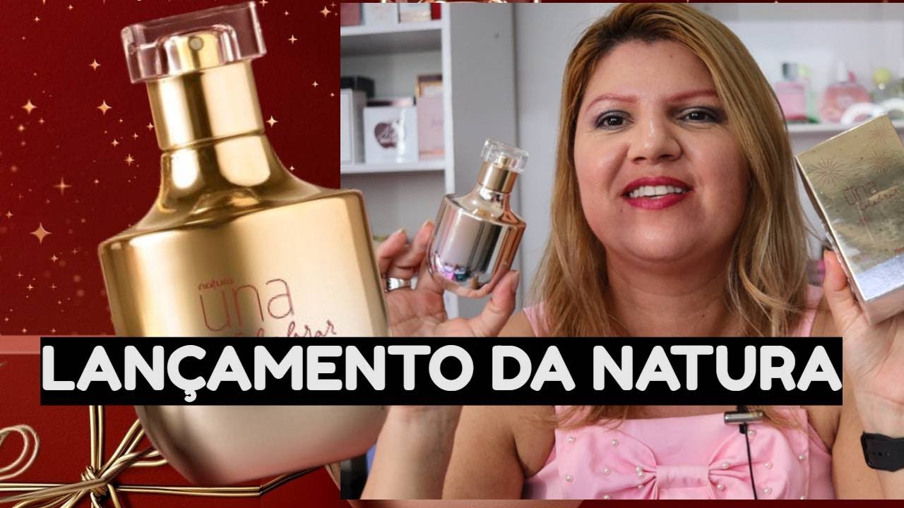 NOVO UNA CELEBRAR DA NATURA LEMBROU 2 PERFUMES FAMOSOS